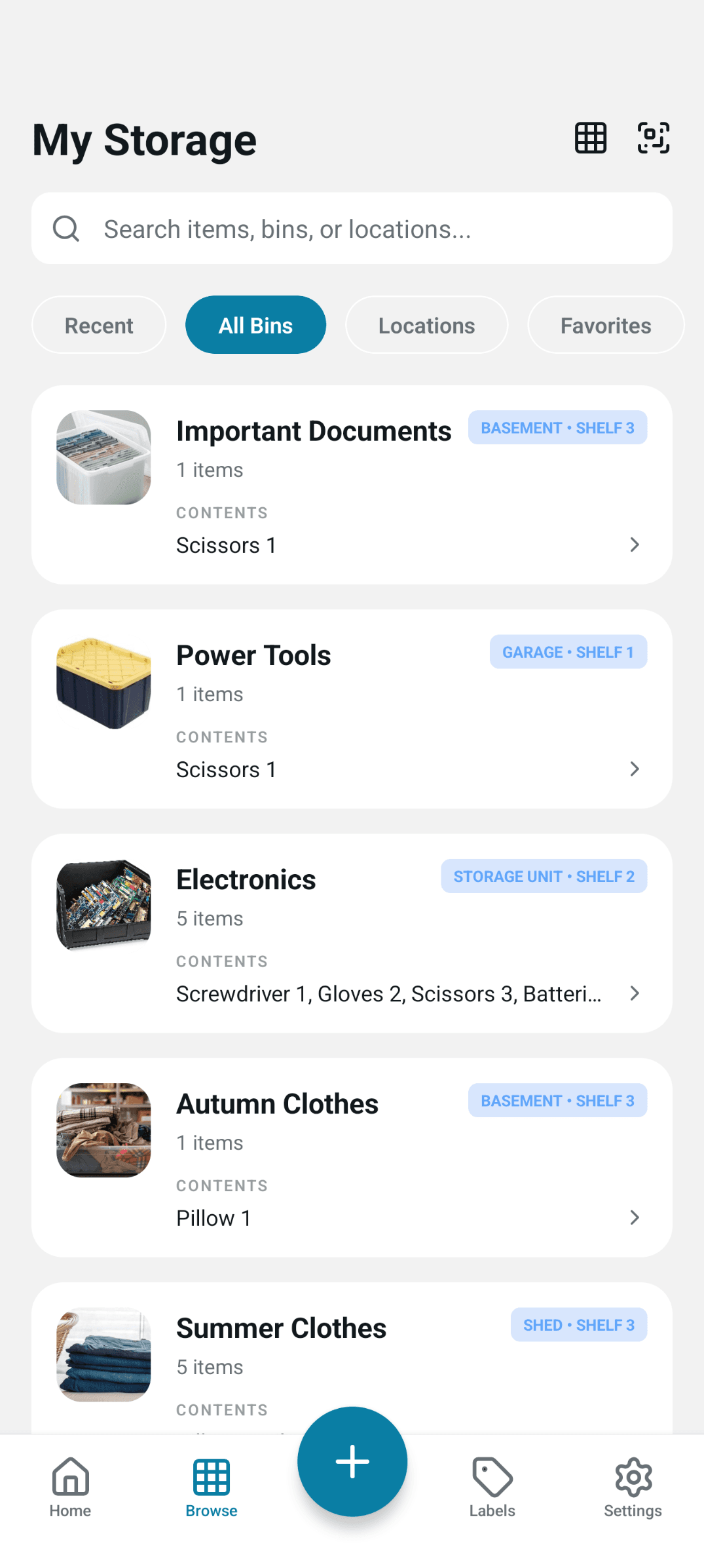 Browse Inventory Light